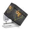 Mintulipy Sewing Machine Cover Dust Cover with Essentials Pockets Suitable for Most Standard Sewing Machine Sunflower Butterfly Machine Washable Fabric Portable view 1