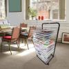 JLXJYS Classroom Art Drying Rack, Mobile Painting Drying Rack with 20/25 Shelves, Paper Oil Painting Display Rack for Artwork, Schools, Art Studios (Size : 25 Tiers) view 2