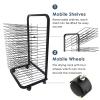 JLXJYS Classroom Art Drying Rack, Mobile Painting Drying Rack with 20/25 Shelves, Paper Oil Painting Display Rack for Artwork, Schools, Art Studios (Size : 25 Tiers) view 4