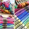 Pack of 12 Double Mercerized Variegated Embroidery Floss Pure Cotton Cross Stitch Threads, Gold Brown view 4