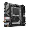 Gigabyte A620I AX Motherboard - Supports AMD Ryzen 8000 CPUs, 5+2+1 Phases Digital VRM, up to 6400MHz DDR5 (OC), 1xPCIe 4.0 M.2, Wi-Fi 6E, 2.5GbE LAN, USB 3.2 Gen 2 view 3