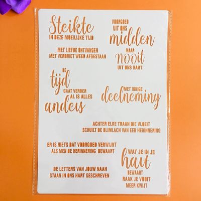 Reusable Stencils for Painting on Wood,A4 29x21cm English Inspirational Blessings Crafts Drawing Stencil Templates for Scrapbooking Art Supplies Wall Dcor