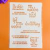 Reusable Stencils for Painting on Wood,A4 29x21cm English Inspirational Blessings Crafts Drawing Stencil Templates for Scrapbooking Art Supplies Wall Dcor view 1