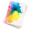 TecUnite 60 Sheets Watercolor Paper Pad Bulk, Hot Press Water Color Pad for Painting Wet Media, Acid-Free 110 Lb/230 GSM Art Drawing Paper for Artists Students Adults(9 x 6 Inch) view 1