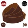 ELW 9-10 oz (3.6-4mm) Latigo Leather Belt Grade Straps & Strips | Size: 1.5"x60" (3.8x152cm) | Rust | Full Grain Cowhide, Heavy Duty Holsters, Sheathes, Harness, Saddle, Guitar Straps, DIY Crafts view 4