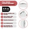 ELW 9-10 oz (3.6-4mm) Latigo Leather Belt Grade Straps & Strips | Size: 1.25"x84" (3.2x213cm) | White | Full Grain Cowhide, Heavy Duty Holsters, Sheathes, Harness, Saddle, Guitar Straps, DIY Crafts view 2