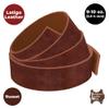 ELW 9-10 oz (3.6-4mm) Latigo Leather Belt Grade Straps & Strips | Size: 1.5"x60" (3.8x152cm) | Russet | Full Grain Cowhide, Heavy Duty Holsters, Sheathes, Harness, Saddle, Guitar Straps, DIY Crafts view 4
