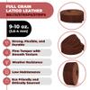 ELW 9-10 oz (3.6-4mm) Latigo Leather Belt Grade Straps & Strips | Size: 1.5"x60" (3.8x152cm) | Bourbon Brown | Full Grain Cowhide, Heavy Duty Holsters, Sheathes, Harness, Saddle, Straps, DIY Crafts view 2