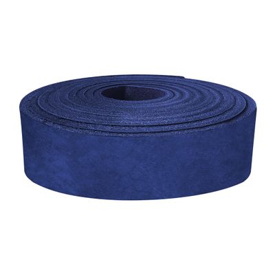 ELW 9-10 oz (3.6-4mm) Latigo Leather Belt Grade Straps & Strips | Size: 1.75"x84" (4.5x213cm) | Blue | Full Grain Cowhide, Heavy Duty Holsters, Sheathes, Harness, Saddle, Guitar Straps, DIY Crafts