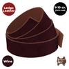 ELW 9-10 oz (3.6-4mm) Latigo Leather Belt Grade Straps & Strips | Size: 1.75"x60" (4.5x152cm) | Wine | Full Grain Cowhide, Heavy Duty Holsters, Sheathes, Harness, Saddle, Guitar Straps, DIY Crafts view 4