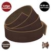 ELW 9-10 oz (3.6-4mm) Latigo Leather Belt Grade Straps & Strips | Size: 1.5"x60" (3.8x152cm) | Chocolate Brown | Full Grain Cowhide, Heavy Duty Holsters, Sheathes, Saddle, Straps, DIY Crafts view 4