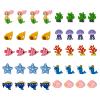 Honbay 40PCS Ocean Animal Theme Flatback Slime Charms Mermaid Fish Coral Shells Whale Starfish Resin Cabochons for Hair Clips Scrapbooking Phonecase Craft Making (10 Styles) view 3
