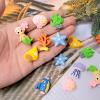 Honbay 40PCS Ocean Animal Theme Flatback Slime Charms Mermaid Fish Coral Shells Whale Starfish Resin Cabochons for Hair Clips Scrapbooking Phonecase Craft Making (10 Styles) view 4