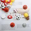 DANUDON Sport Ball Flatback Resin Charms, 30PCS Large Basketball Football Volleyball Baseball No Hole Beads Resin Cabochons Beads with Box for DIY Scrapbooking Phone Case, 27mm view 3