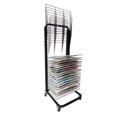 XLTFUC Art Drying Rack, 35 Shelves, Drying Easel Art Studio, Educational Product Drying Rack, Space-Saving Shelf (Used F Artist Canvas, Paper, Painting)