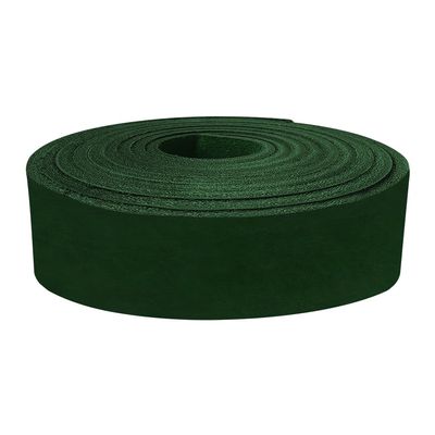 ELW 9-10 oz (3.6-4mm) Latigo Leather Belt Grade Straps & Strips | Size: 3"x60" (7.62 x 152cm) | Forest Green | Full Grain Cowhide, Heavy Duty Holsters, Sheathes, Saddle, Guitar Straps, DIY Crafts