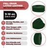 ELW 9-10 oz (3.6-4mm) Latigo Leather Belt Grade Straps & Strips | Size: 3"x60" (7.62 x 152cm) | Forest Green | Full Grain Cowhide, Heavy Duty Holsters, Sheathes, Saddle, Guitar Straps, DIY Crafts view 2