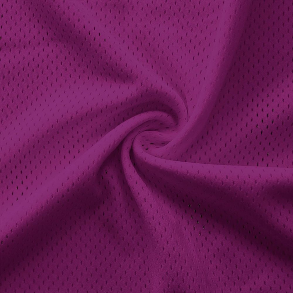 Pico Textiles 1 Yard Fuchsia Polyester Pro Mesh Heavy Jersey Fabric - Sold by The Yard - Variety of Colors - Durable Athletic Mesh Fabric, Ideal for Sewing Soccer and Basketball Jerseys Uniforms