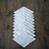102Pcs White On White Pre Cut Charm Pack 5 in Squares Cotton Fabric Quilt view 1