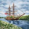 RTO Cross Stitch Embroidery Kits for Adults Sea Theme - with The Flavour of Salt, Wind and Sun 12.5x19cm/4.9x7.5 16CT view 1