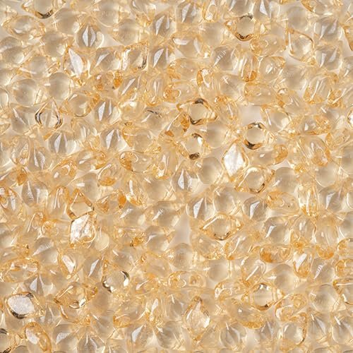 Matubo Czech Gemduo 2-Hole, Crystal Orange Luster, 50g