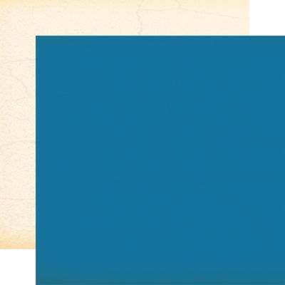 Season's Greetings Double-Sided Cardstock 12"X12"-Blue/Cream