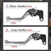 DOUKI for Buell 1125R 2008-2009 1125CR 2009 Motorcycle Long Brake Clutch Levers Adjustable CNC Aluminum Short Clutch Brake Levers Lever (Color : B2) view 2