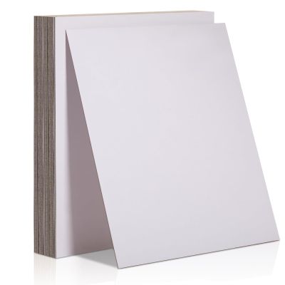 20 Pcs Book Board, Binders Board Chipboard Designer Bookboard Kraft Heavy Duty Chipboard Sheets Bookbinding Supplies for Book Binding Cover (White,7 x 5 Inch 50pt)