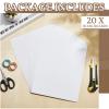 20 Pcs Book Board, Binders Board Chipboard Designer Bookboard Kraft Heavy Duty Chipboard Sheets Bookbinding Supplies for Book Binding Cover (White,7 x 5 Inch 50pt) view 3