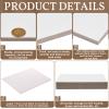 20 Pcs Book Board, Binders Board Chipboard Designer Bookboard Kraft Heavy Duty Chipboard Sheets Bookbinding Supplies for Book Binding Cover (White,7 x 5 Inch 50pt) view 4