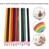 SagaSave 12 Pieces Sewing Marker Pencils Wire Crayon Markers Tailor's Chalk Fabric Pencil for Marking Tracing Drawing Tools Free Cutting Black view 3