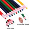 SagaSave 12 Pieces Sewing Marker Pencils Wire Crayon Markers Tailor's Chalk Fabric Pencil for Marking Tracing Drawing Tools Free Cutting Black view 4