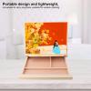 QANYEGN Adjustably Wooden Easel, Folding Artist Easel, Portable Desktop Easel Box with Der for Organizing Painting Tools view 2