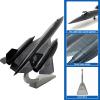 Mahfisj 1/72 Scale SR71 Model - 17.9 Inch Length - Metal Military Aircraft Replica - Premium Gift and Collectible view 4