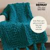 Bernat Blanket Extra Thick Green Frost Yarn - 1 Pack of 21.12oz/598.74g - 100% Polyester - #7 Jumbo - 72 Yards - Chunky Yarn for Hand Knitting, Crocheting, Crafts & Amigurumi view 2