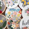 LEISURE ARTS Embroidery Kit 6" Fancy Flowers - Embroidery Kit for Beginners and Adults, Cross Stitch Kits with Patterns, DIY Starter Set for Seasonal Craft Projects view 4