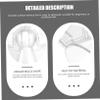 1 Set Candle Mold Jewelweed Soap Plastic Candle Holders Crystal Holders Casting Moulds DIY Mold DIY Plastic Manual view 4