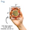 My Scratch Offs - 20 Pack Fall Wreath Thanksgiving Cards DIY Make Your Own Scratch Off Cards & Stickers for Party Favors, Small Business, Family Games & Teacher Rewards view 2