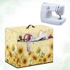Mumeson Sunflower with Music Note Sewing Machine Cover Decoration Universal Sewing Machine Cover for Most Singer Brother Sewing Machine view 3