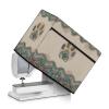 Goronwyfloyd Retro Boho Paw Pattern Sewing Machine Cover with Side Pocket Scratch Resistant and Dustproof Cover Universal for Singer and Brother Sewing Machine view 1