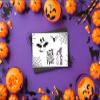 Arbuya Halloween Cat Clear Stamps for Card Making or Journaling Halloween Pumpkin Witch Spider Cute Kitten Transparent Silicone Stamps for Scrapbooking Albums Paper Crafting view 4
