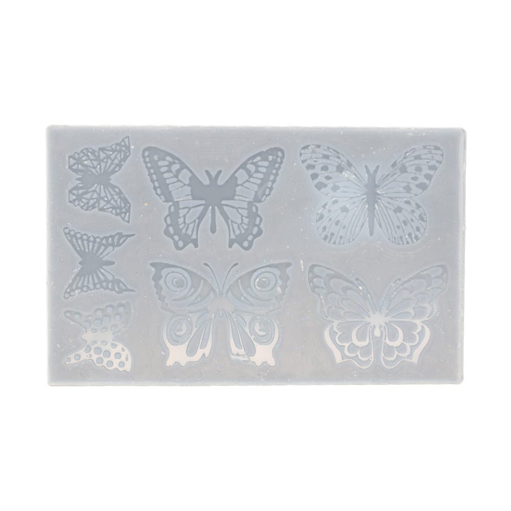 Unahtinr Resin Jewelry Mold,Keychain Resin Mold Butterfly-Silicone Mold for Resin Pendants Keychain,Earrings,Jewelry Making