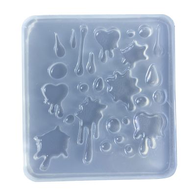 Unahtinr Small Water Droplet Resin Casting Mold - Silicone Material, Flexible & Heat Resistant - Keychain, Pendant & Jewelry Mold
