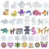 Yowamho 20PCS 5mm Fuse Bead Board - 20pcs Different Shapes Patterns, Fuse Beads Pegboards is Suitable for Children's DIY Crafts. view 1