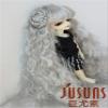 JD098 Full Sizes Long Fairly Sobazu Synthetic Mohair BJD Doll Wigs (4-5inch, Grey) view 2