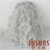 JD098 Full Sizes Long Fairly Sobazu Synthetic Mohair BJD Doll Wigs (4-5inch, Grey) view 4