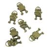 50 PCS Antique Bronze Tone Jewelry Making Charms Findings Suppliers X09342 Robot view 1