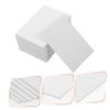 EXCEART 30pcs Blank Card Stock Thick White Cardboard Protectors for Game Cards and Friction-resistant -term Use view 3