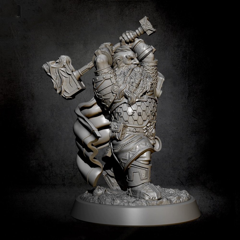 1/32 Resin Soldier Model Kit Ancient Dwarf Warrior Resin Model Kit (Unassembled and Unpainted) //sT7x-2