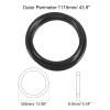 HARFINGTON Universal Sewing Machine Motor Stretch Belt 1115mm 44" Perimeter, 8.6mm Belt Thick for Sewing Machine Motor Seal Repair view 2